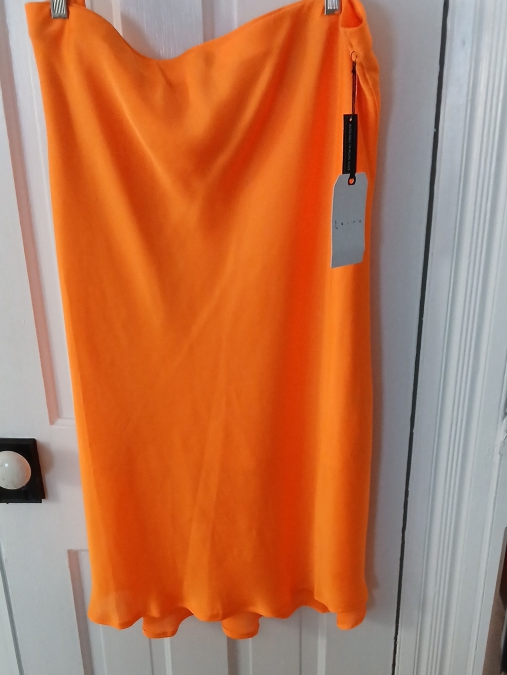 Women’s Bright Orange Slip Skirt